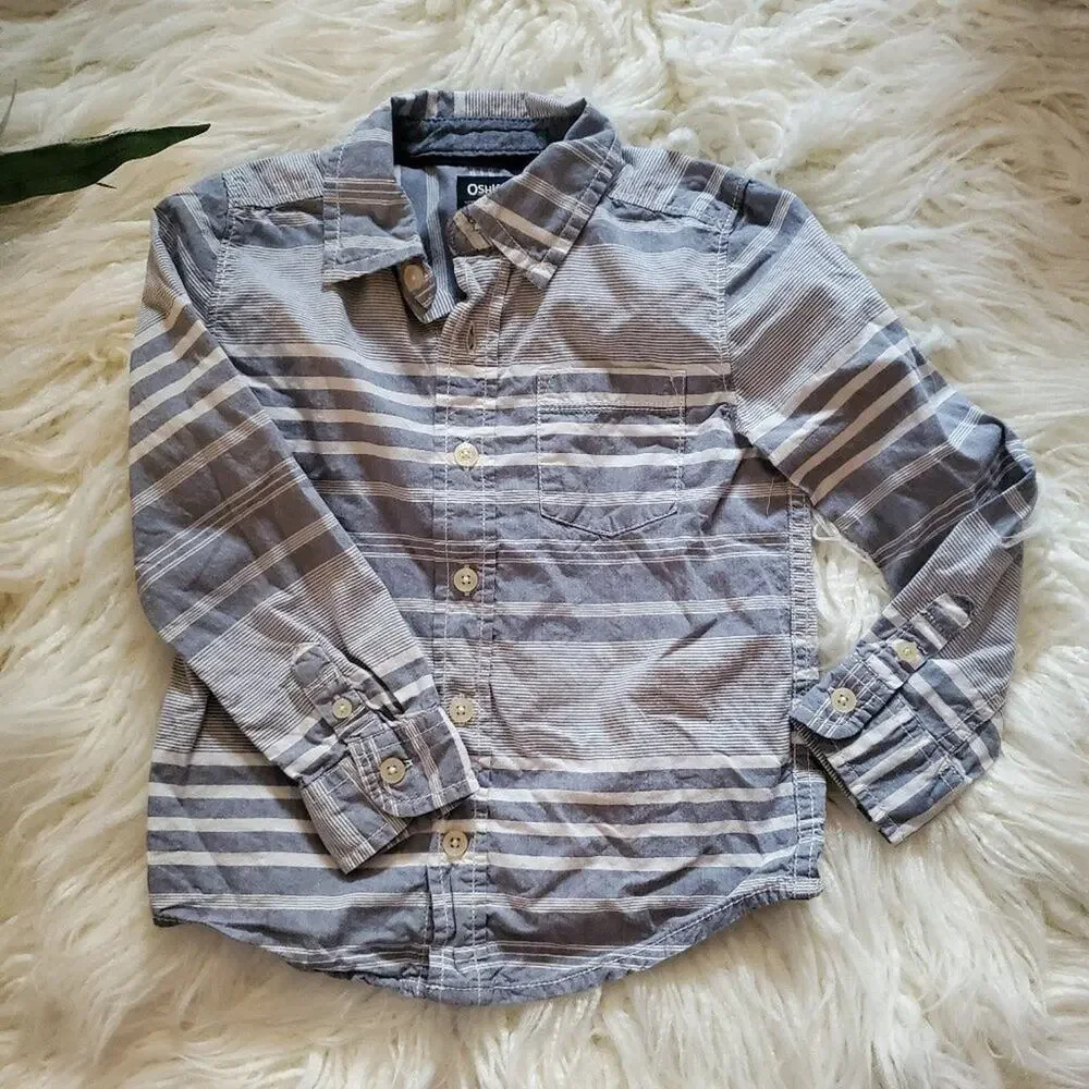 OshKosh B'Gosh Long Sleeve Button Down Shirt 4T